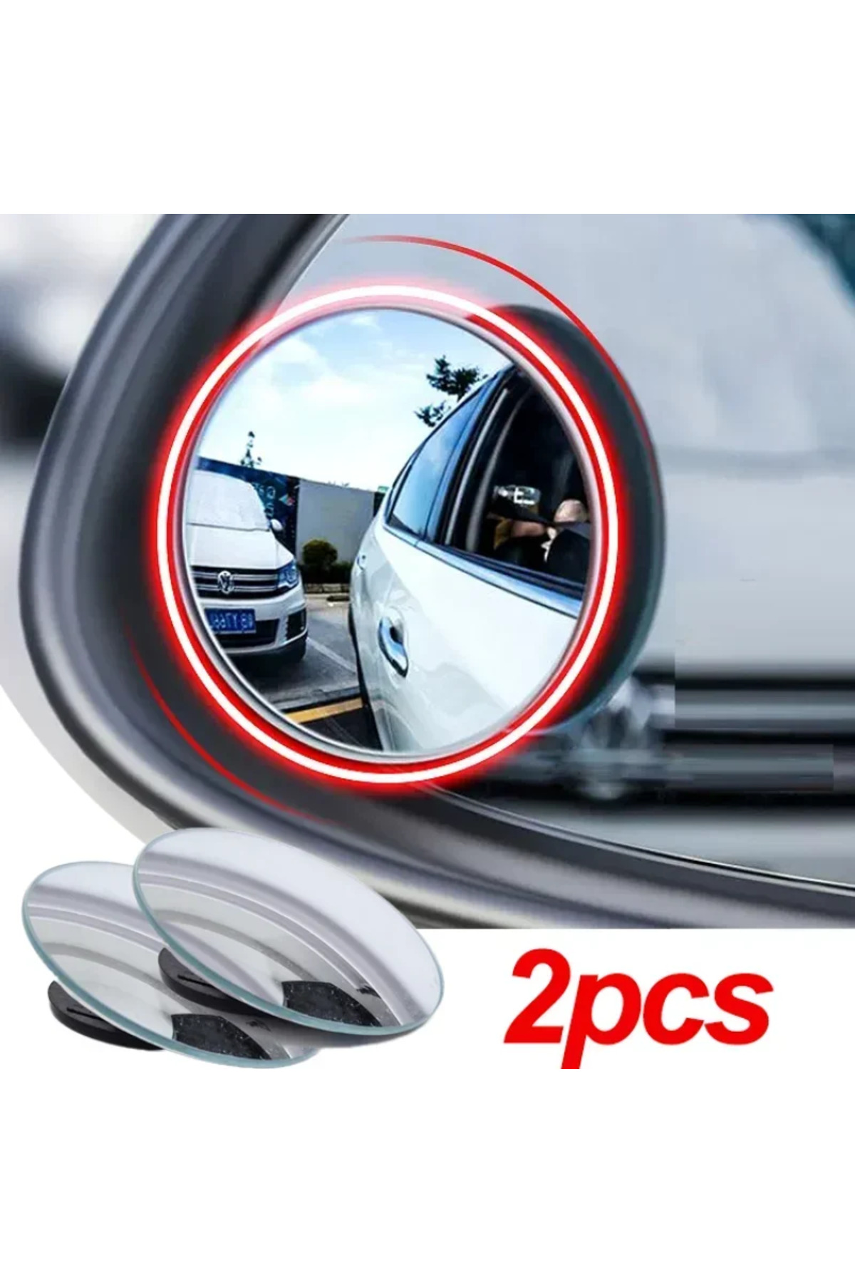 Araba Kör Nokta Aynası 360 Derece Ayarlanabilir Geniş Açı Yardımc