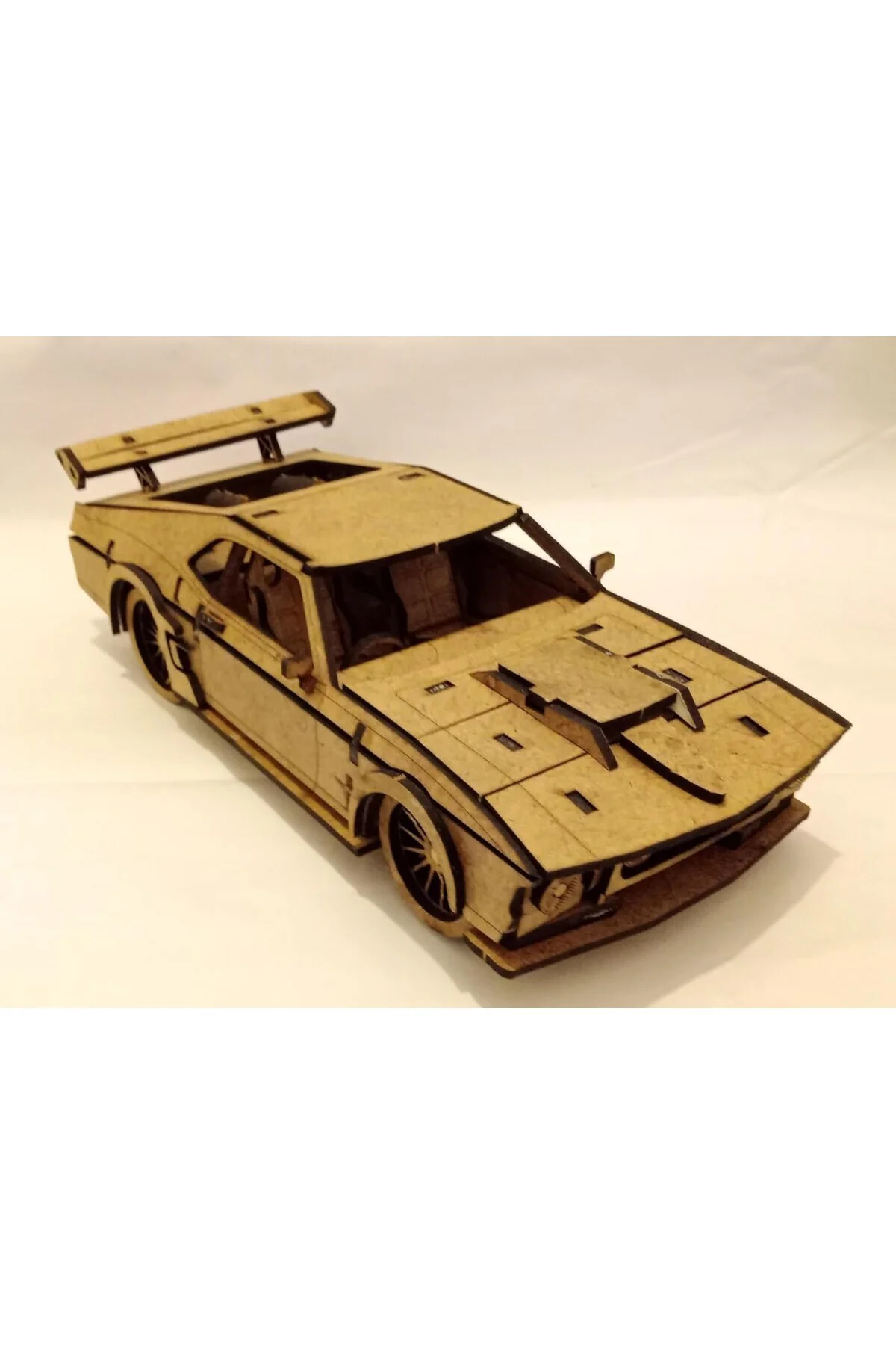 Araba Maketi Ahşap MUSTANG
