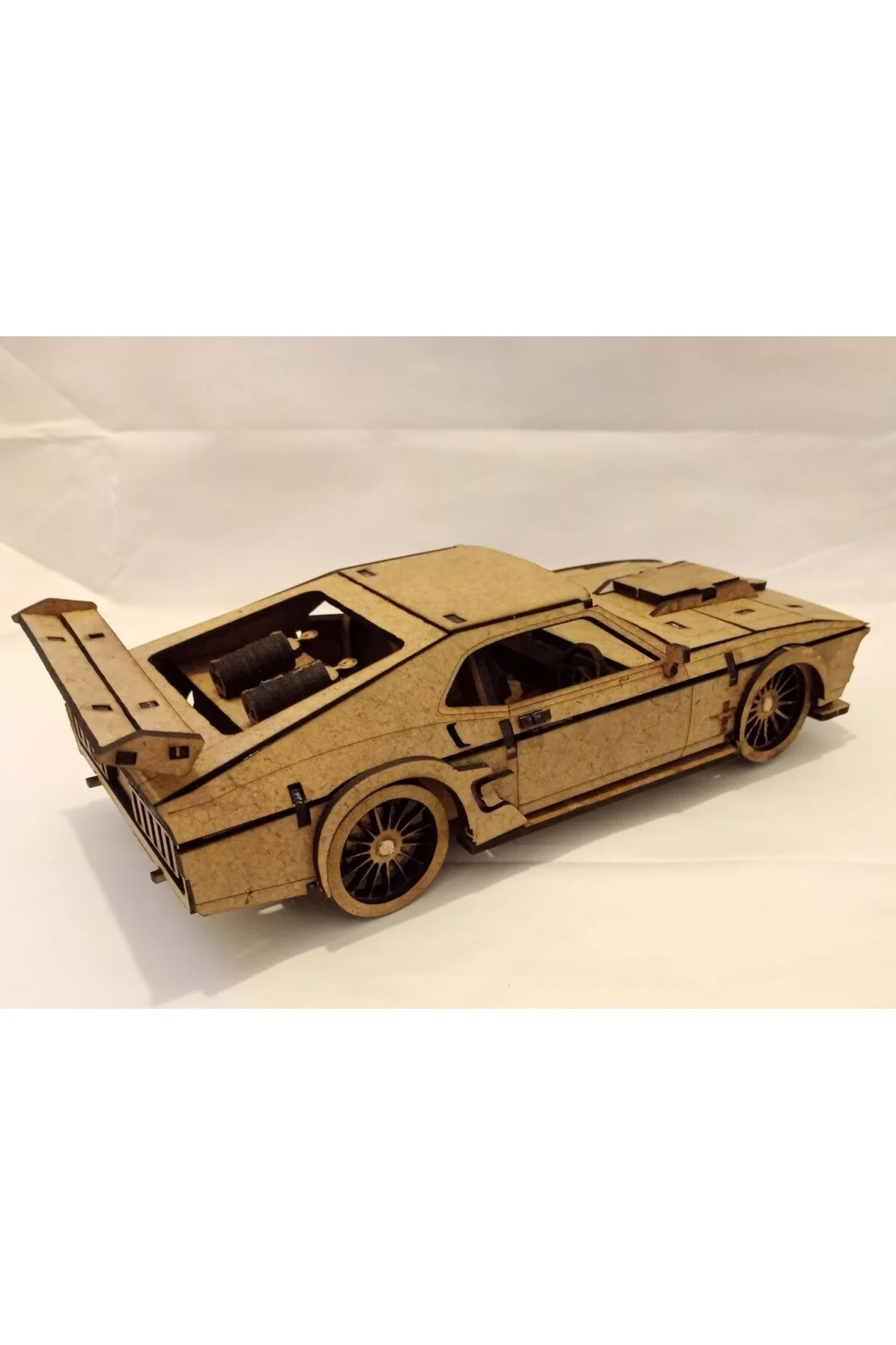 Araba Maketi Ahşap MUSTANG