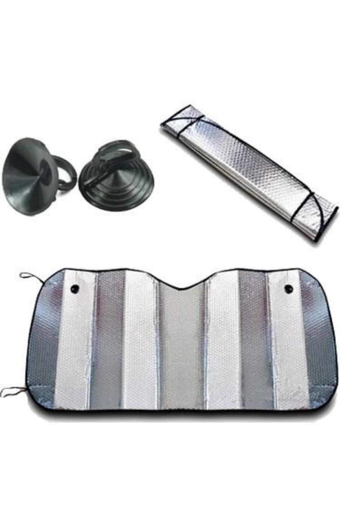 Araba Ön Cam Güneşliği Katlanabilir Oto Güneşlik Tüm Araç Modelle