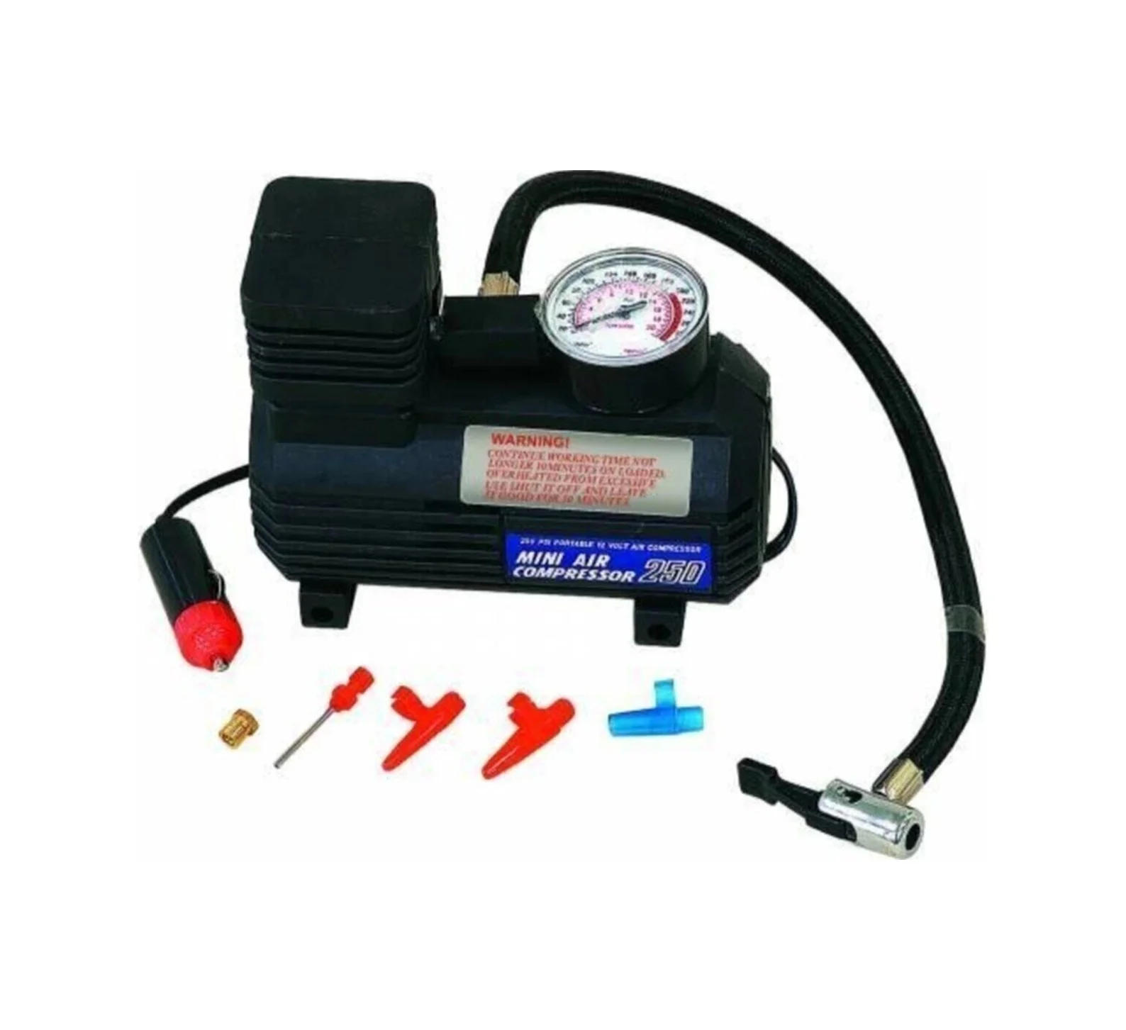 Araba Oto Araç Lastik Şişirme Pompası Hava Kompresörü 250psi 12v Araba Oto Araç Lastik Şişirme Pompası Hava Kompresörü 250psi 12v