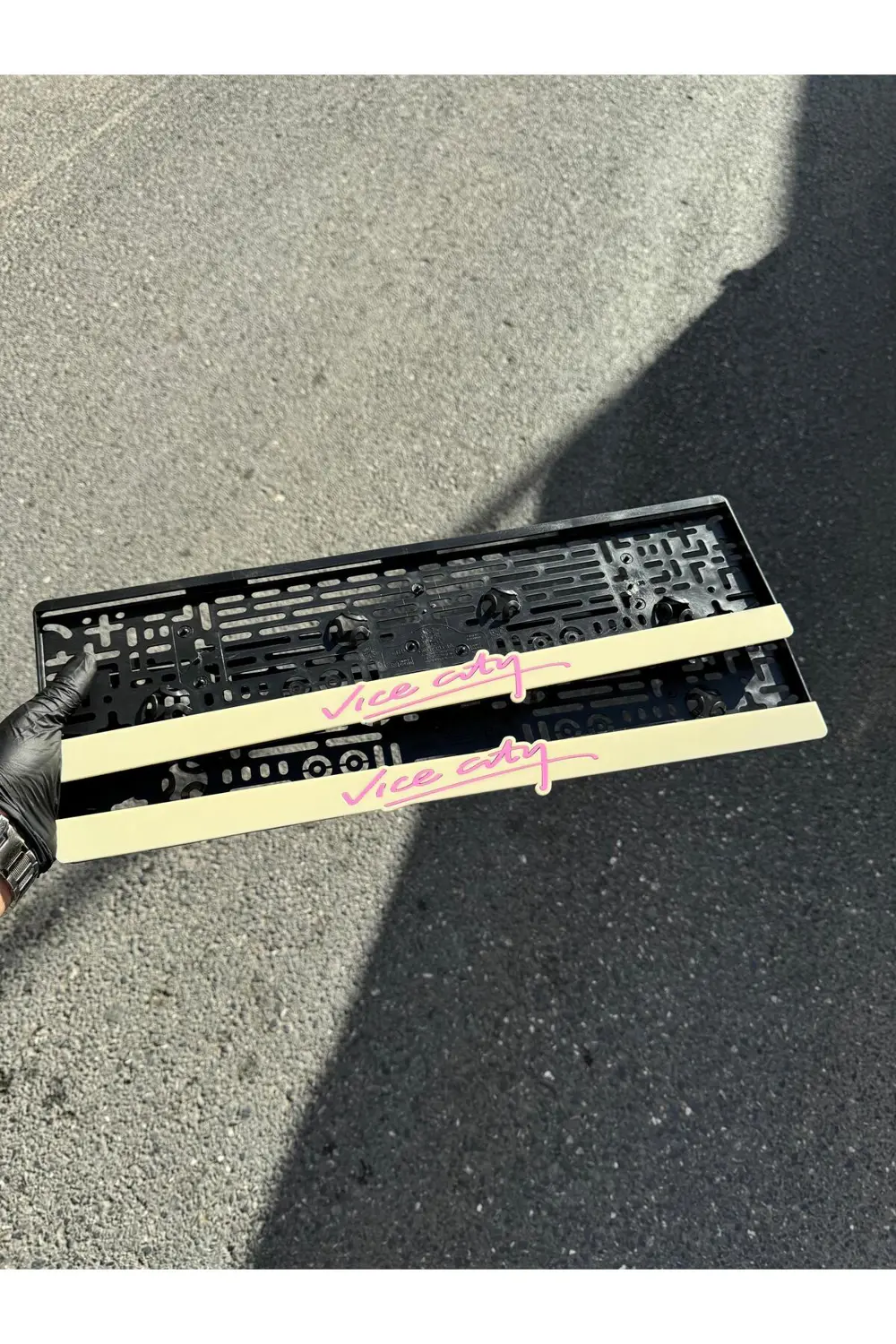 Araba  Pleksi Plakalık