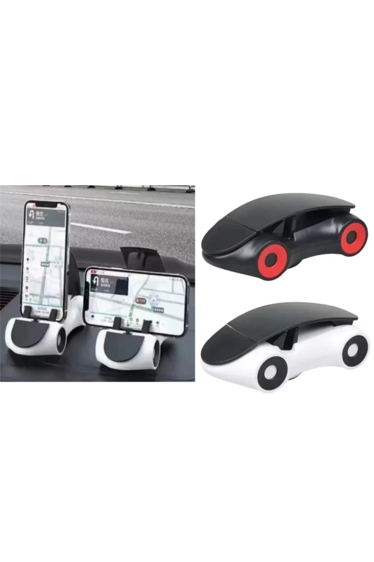 Araba Tasarımlı Araç İçi Telefon Tutucu 360 Dönebilen Ayarlı