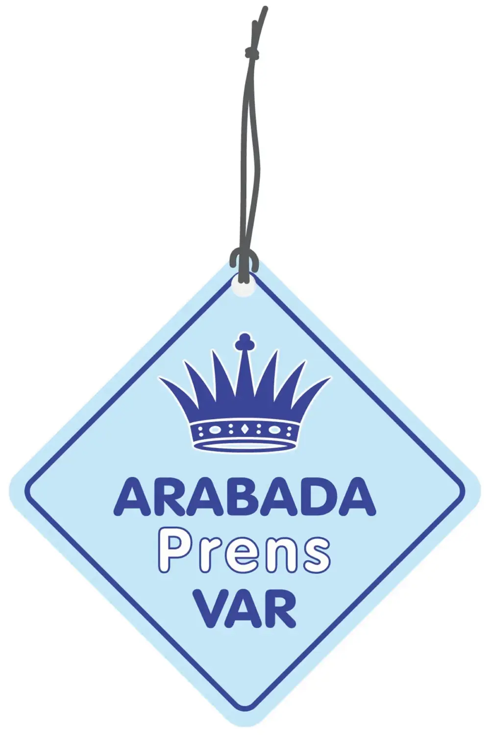 Arabada Prens Var Görselli Oto Kokusu Dikiz Ayna Süsü Torpido Ve