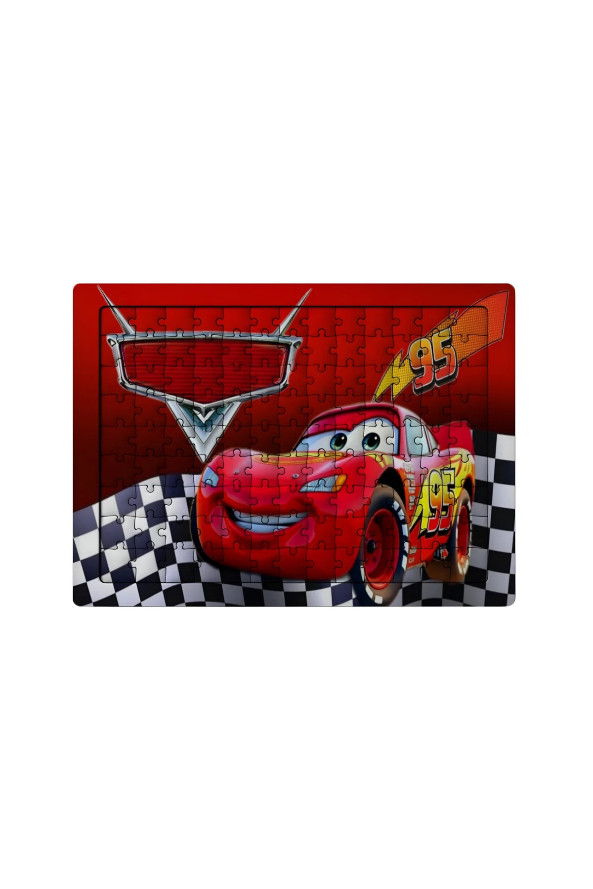 Arabalar 99 Parça Ayaklı Puzzle – Dekoratif Çocuk Yapbozu 0102
