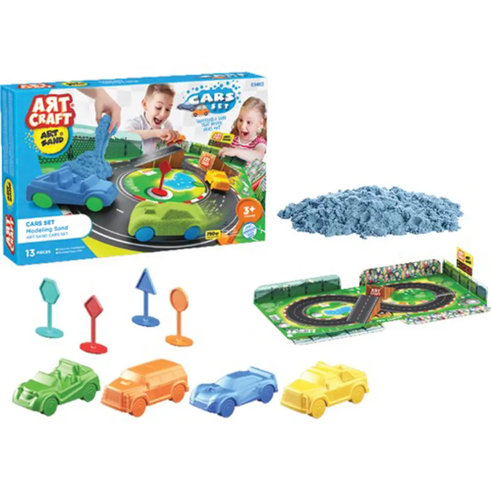 Arabalar Seti Kinetik Oyun Kumu 03463
