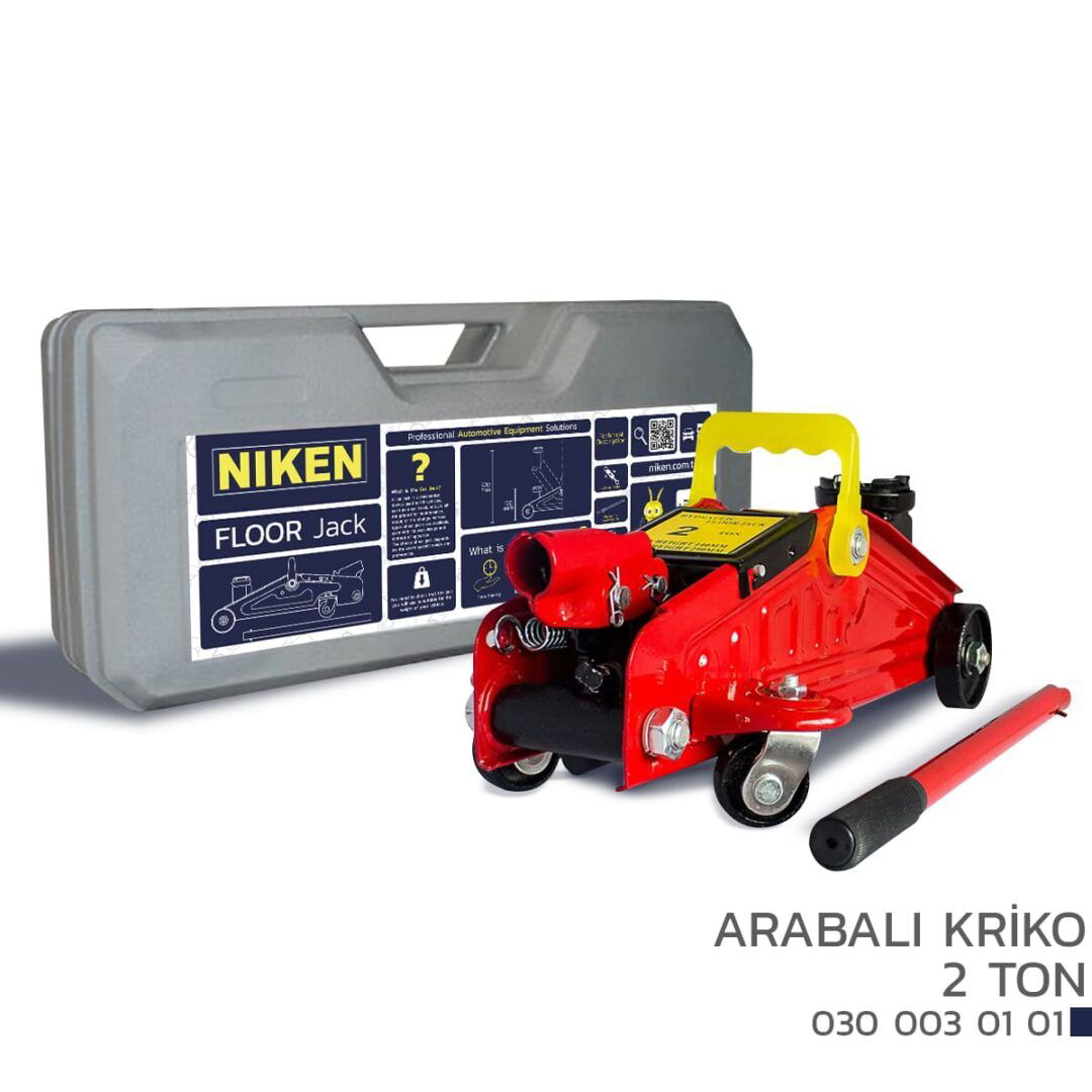 Arabalı Oto Araç Kaldırma Krikosu 2 Ton Taşıma Kapasiteli-plastik