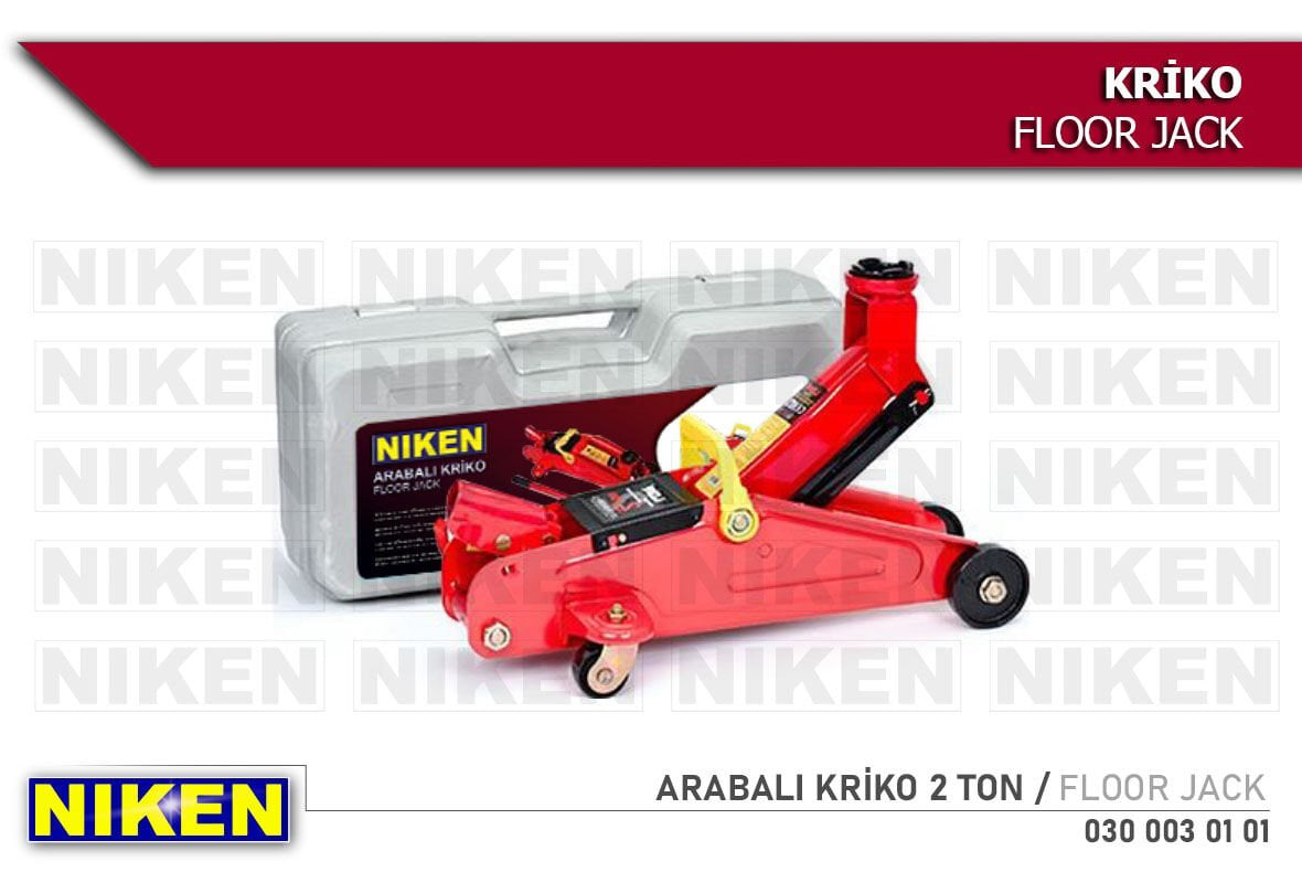 Arabalı Oto Araç Kaldırma Krikosu 2 Ton Taşıma Kapasiteli-plastik