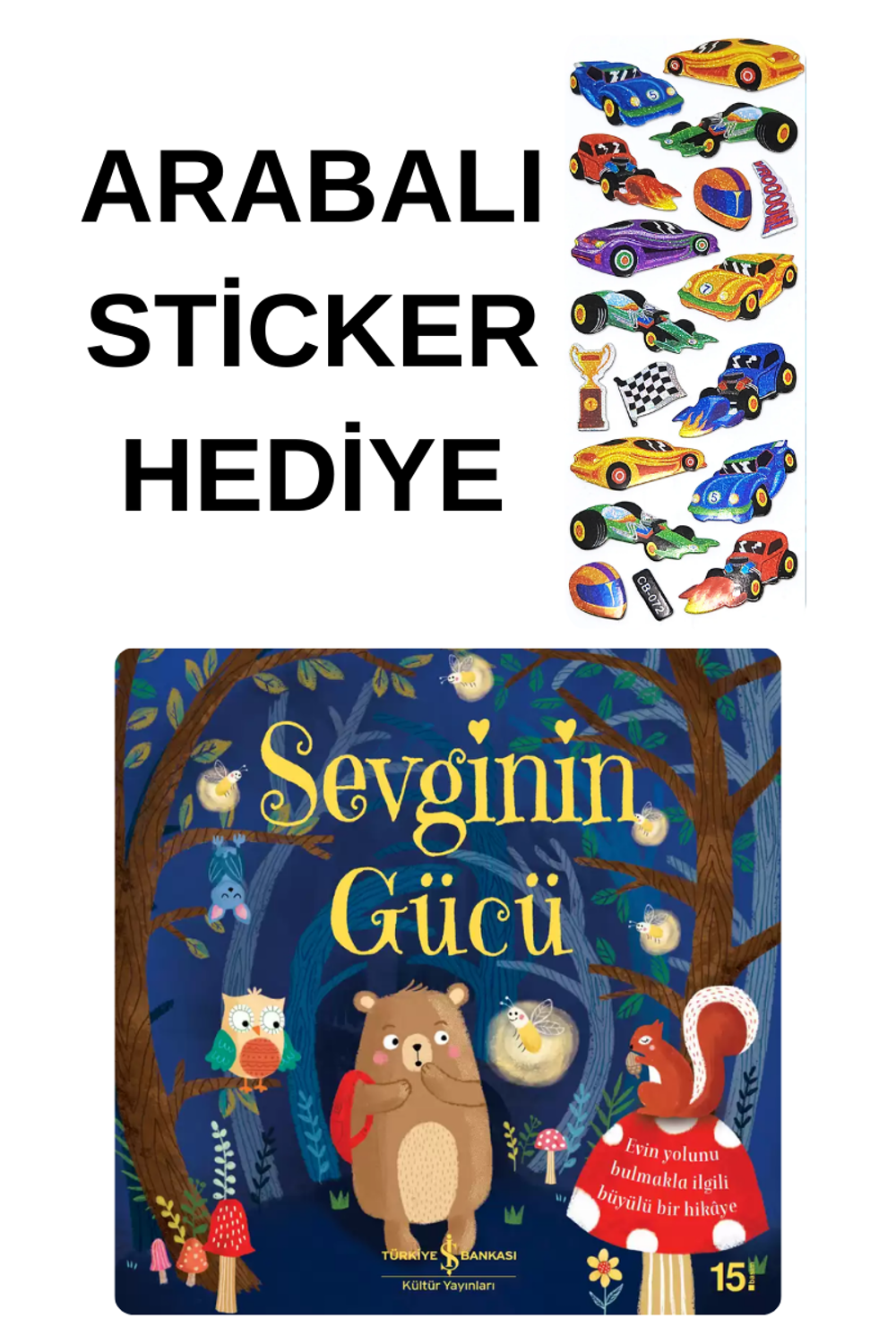 ARABALI STİCKER HEDİYELİ - OKUL ÖNCESİ RESİMLİ KİTAPLAR MASAL - S ARABALI STİCKER HEDİYELİ - OKUL ÖNCESİ RESİMLİ KİTAPLAR MASAL - S