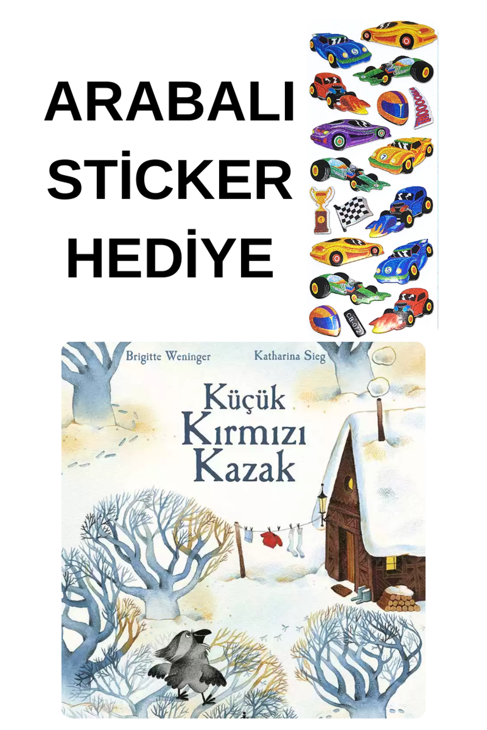 ARABALI STİCKER HEDİYELİ - OKUL ÖNCESİ RESİMLİ KİTAPLAR - Küçük ARABALI STİCKER HEDİYELİ - OKUL ÖNCESİ RESİMLİ KİTAPLAR - Küçük