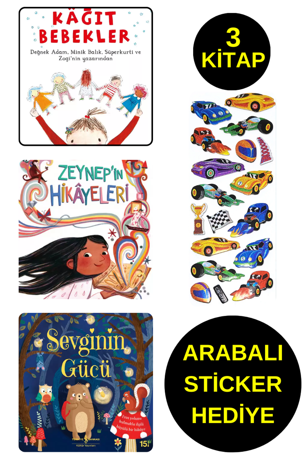 ARABALI STİCKER HEDİYELİ - OKUL ÖNCESİ RESİMLİ KİTAPLAR - KAĞIT ARABALI STİCKER HEDİYELİ - OKUL ÖNCESİ RESİMLİ KİTAPLAR - KAĞIT
