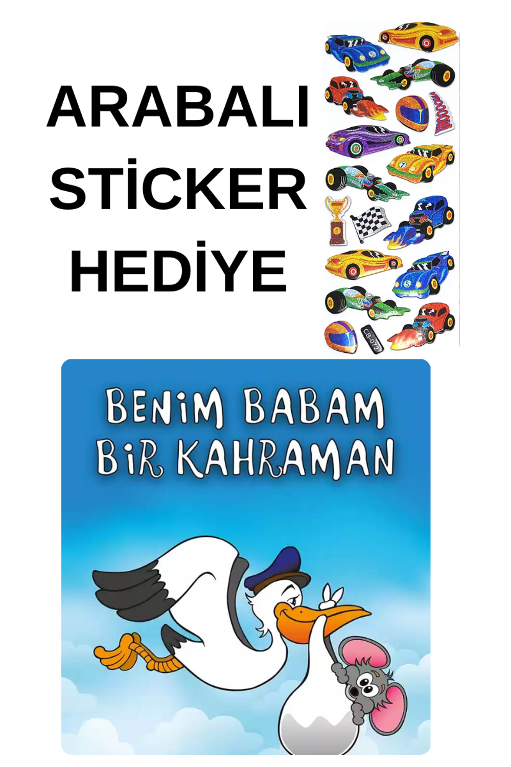 ARABALI STİCKER HEDİYELİ - OKUL ÖNCESİ RESİMLİ KİTAPLAR - BENİM ARABALI STİCKER HEDİYELİ - OKUL ÖNCESİ RESİMLİ KİTAPLAR - BENİM
