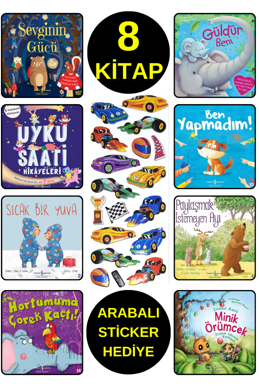 ARABALI STİCKER HEDİYELİ - OKUL ÖNCESİ RESİMLİ KİTAPLAR - SEVGİN ARABALI STİCKER HEDİYELİ - OKUL ÖNCESİ RESİMLİ KİTAPLAR - SEVGİN