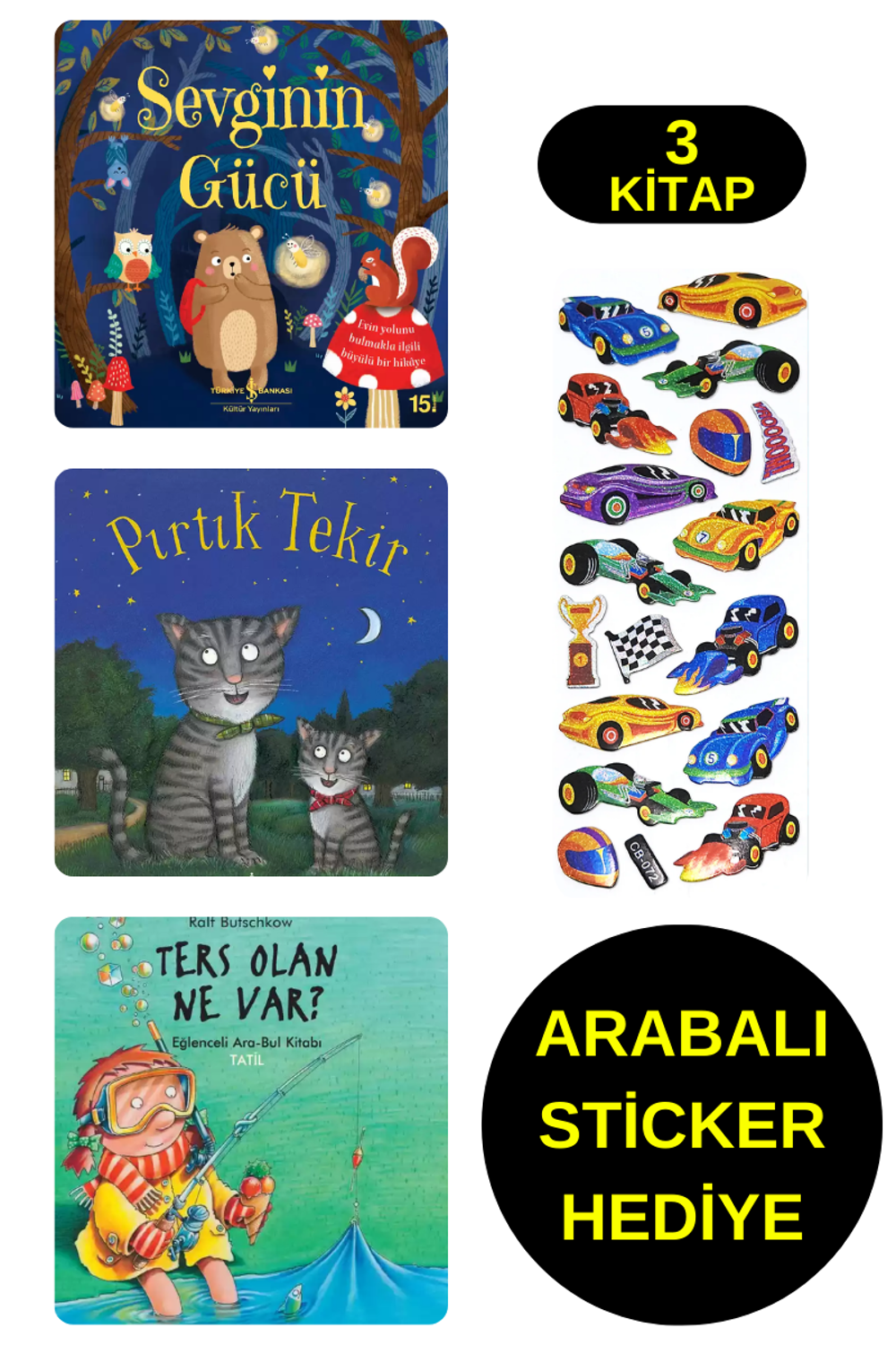 ARABALI STİCKER HEDİYELİ - OKUL ÖNCESİ RESİMLİ KİTAPLAR MASAL - S ARABALI STİCKER HEDİYELİ - OKUL ÖNCESİ RESİMLİ KİTAPLAR MASAL - S