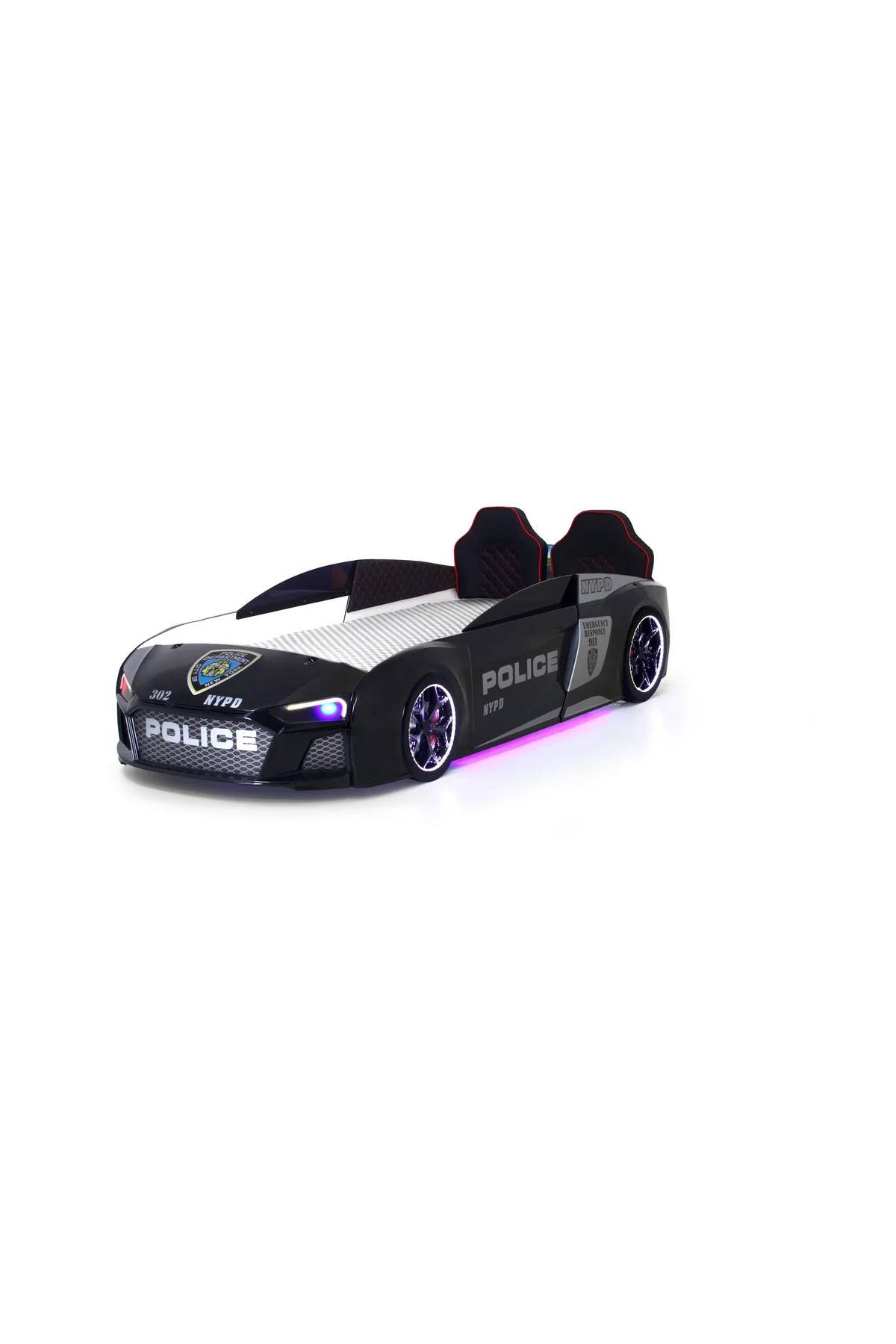 Arabalı Yatak V12 Audi Full Ledli Kumandalı ve Müzikli