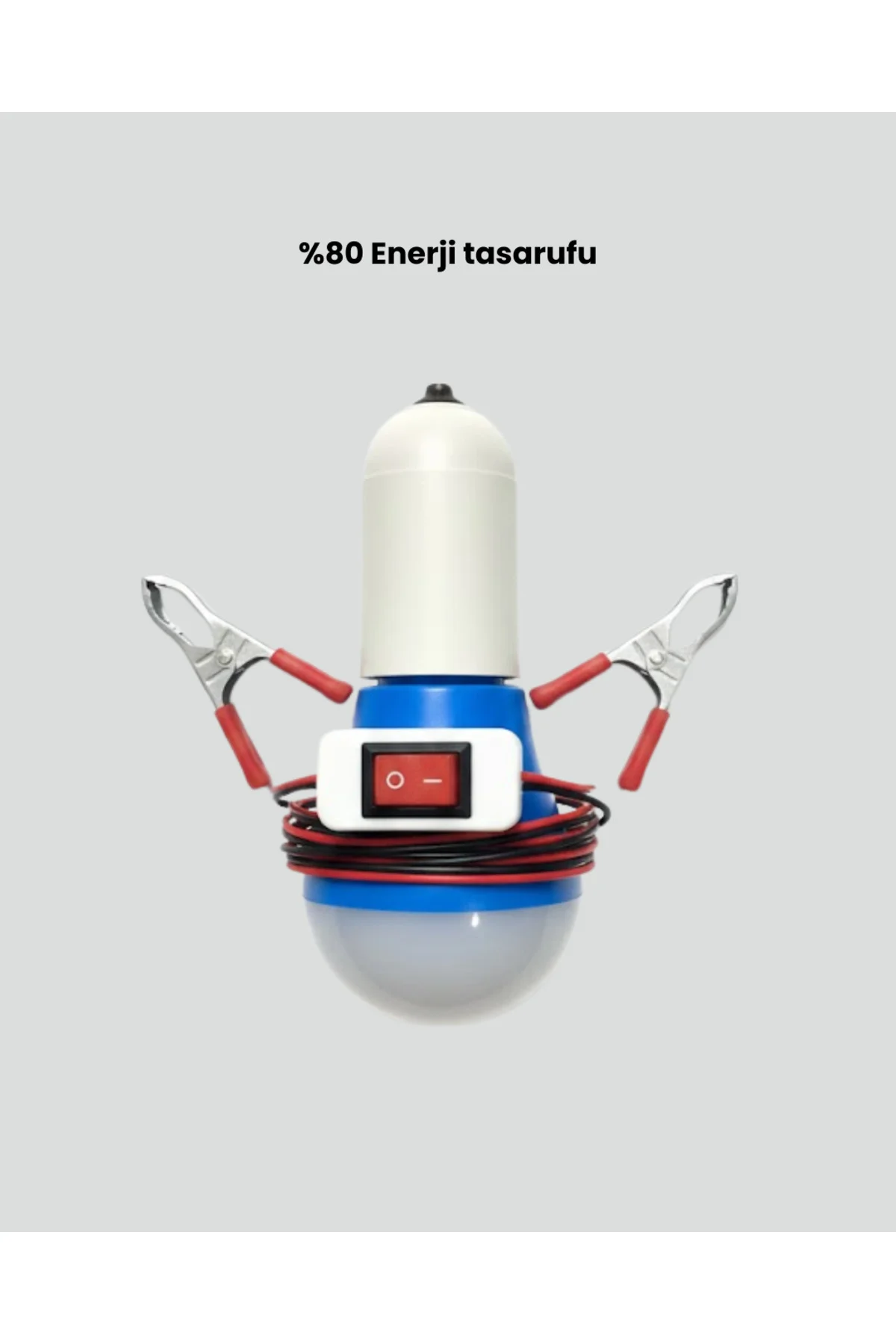 Araç Akü Bağlantılı 12V Led Ampul Pratik Işık Çözümü