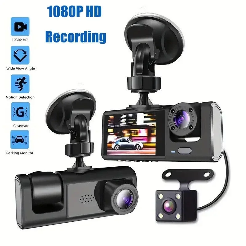 Araç Araba Kamerasi Black Box Traffic Recorder  3 Kameralı Bx40 Fiyatı, Yorumları ve Özellikleri