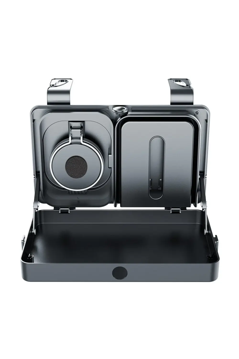 Araç Arka Koltuk Tepsi Rafı ve Bardak Tutucu – K255 Çok Amaçlı Or