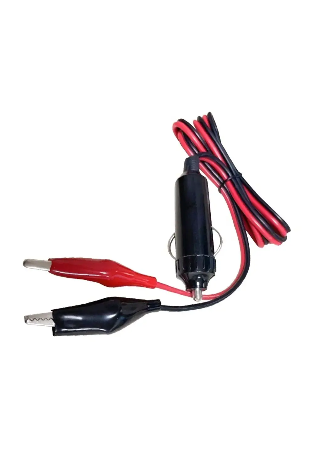 Araç Çakmak Fişi Krokodil Uçlu – 1 Metre Kablo, Akü Bağlantı Kabl