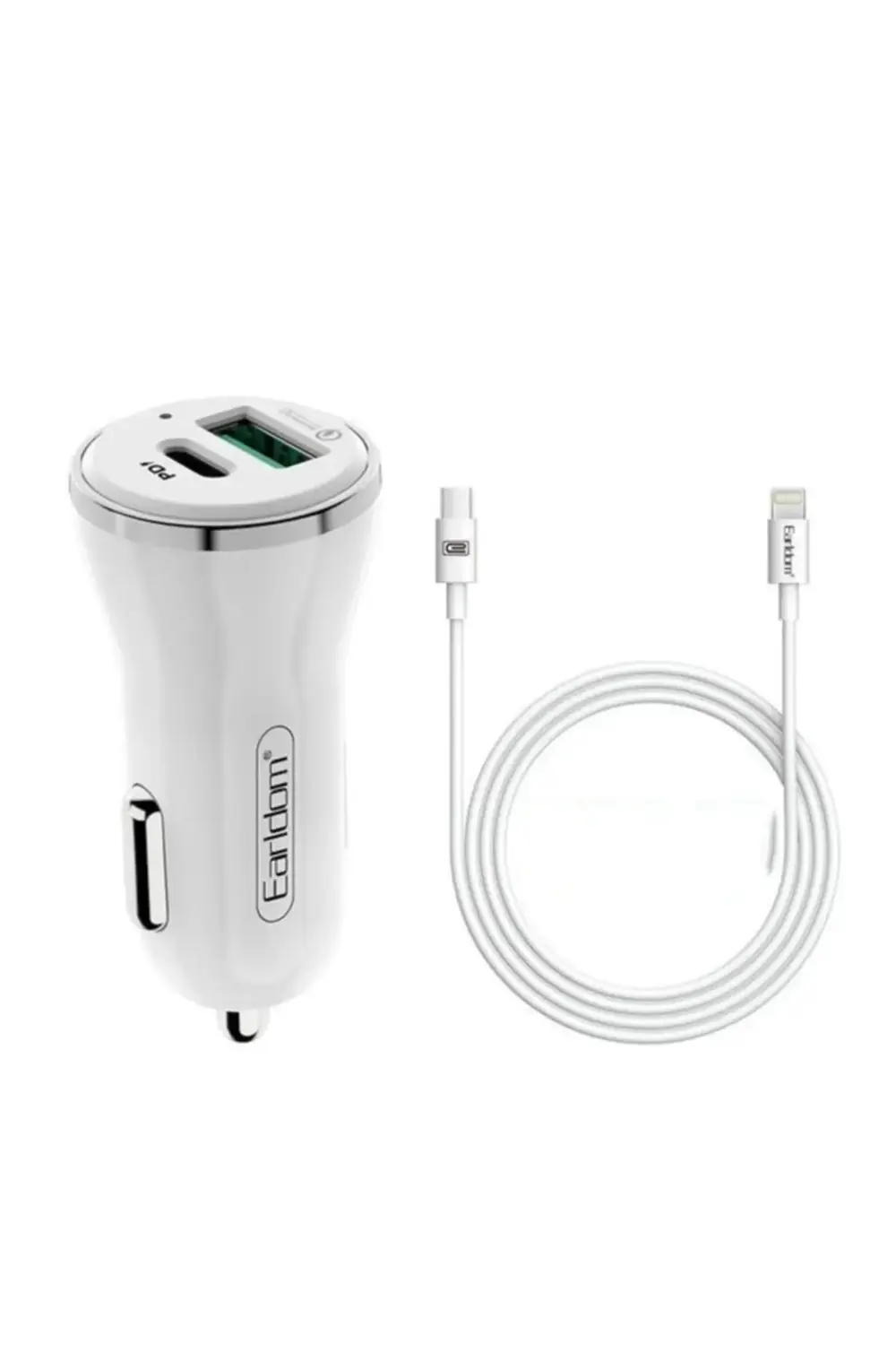 Araç Çakmaklık Şarj Başlığı 2 Usb 12-24v 18w Qc3.0+pd Hızlı Şarj