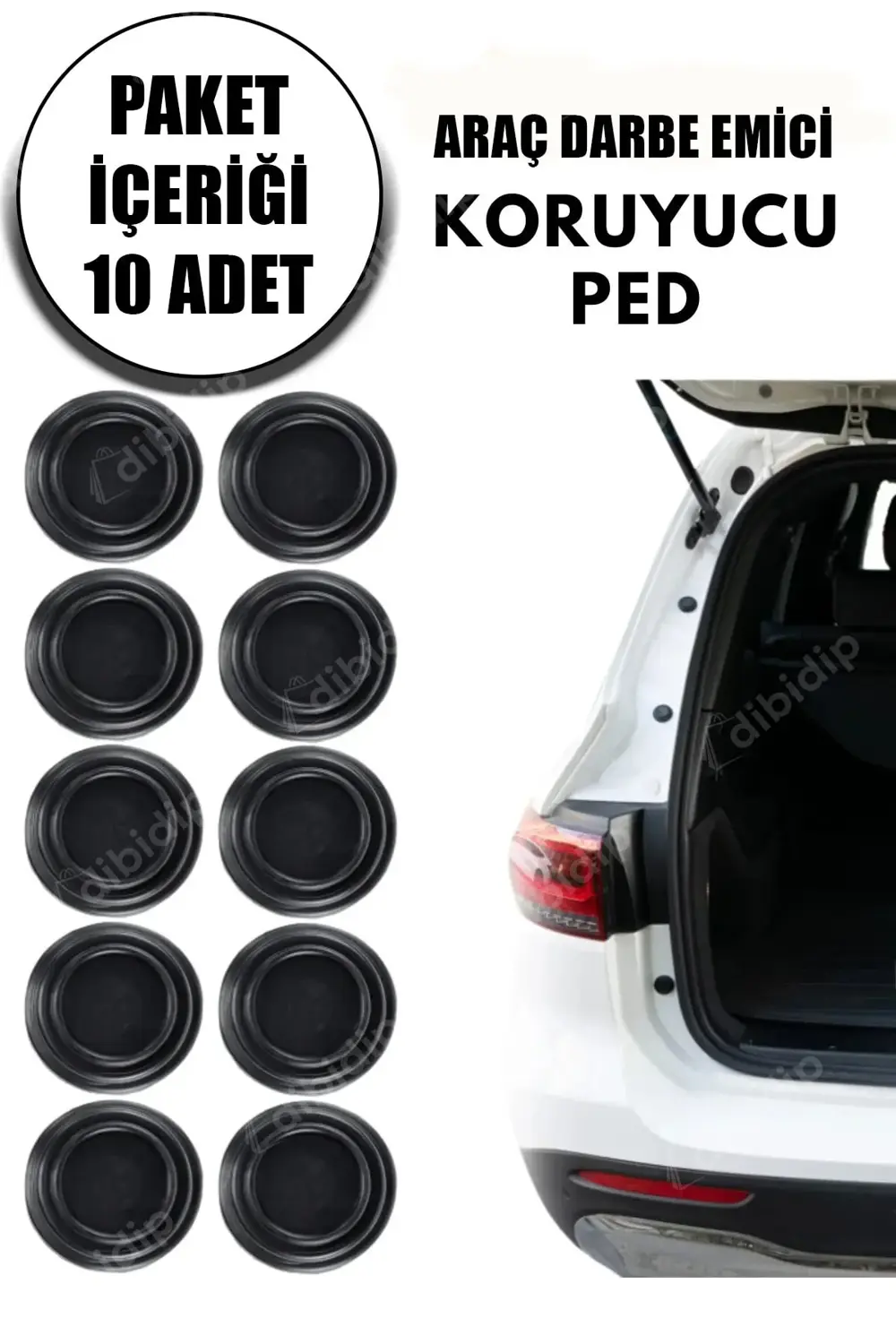 🚗ARAÇ DARBE EMİCİ PED 10 ADET