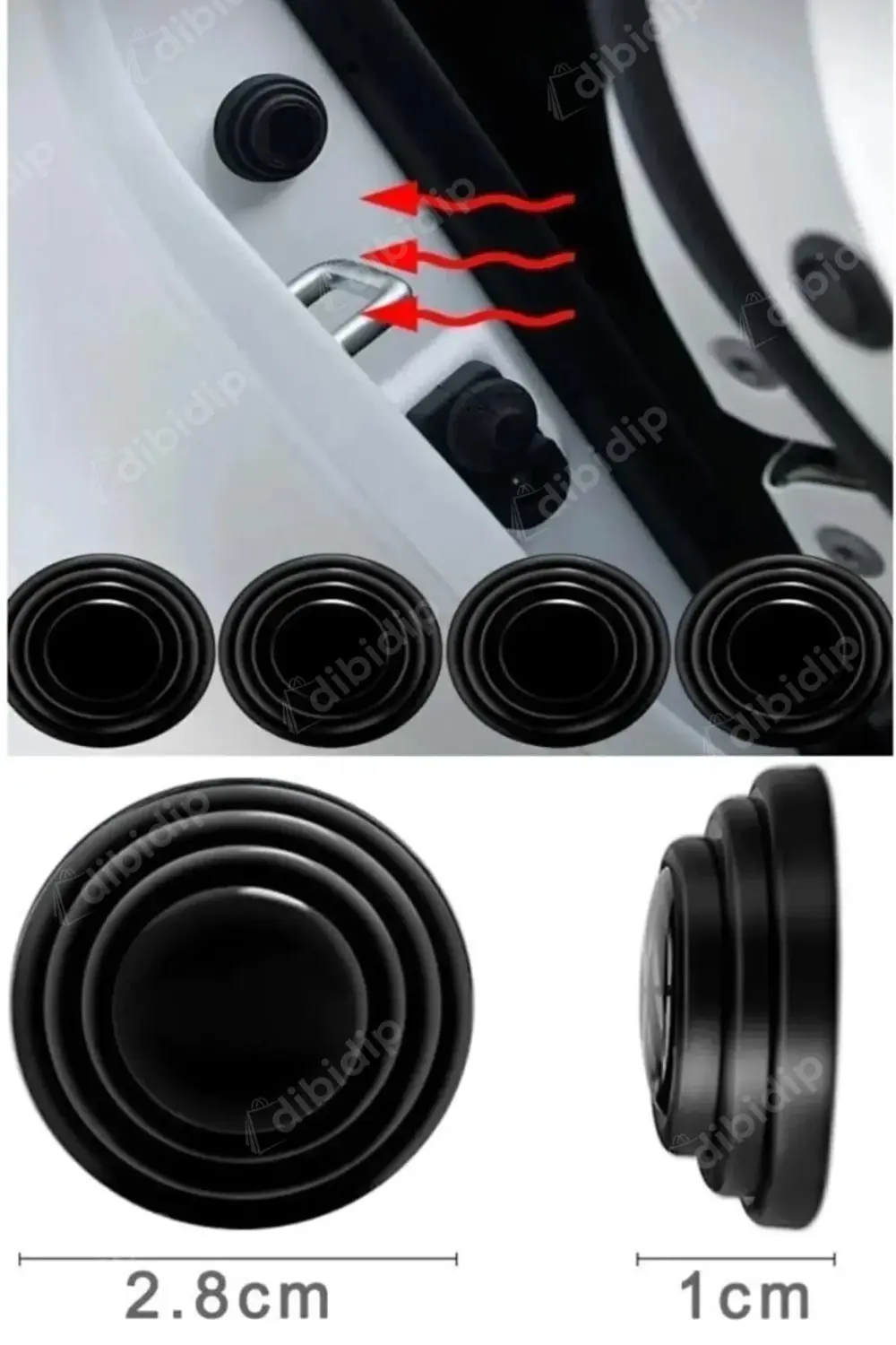 🚗ARAÇ DARBE EMİCİ PED 10 ADET