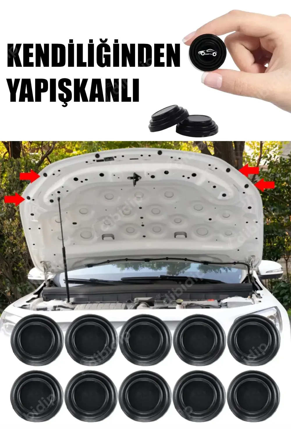 🚗ARAÇ DARBE EMİCİ PED 10 ADET