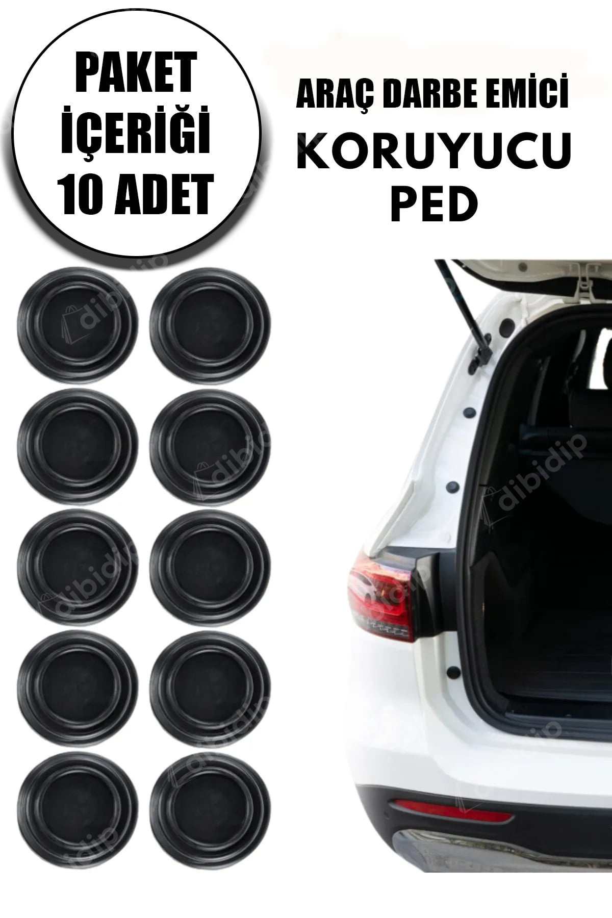 🚗ARAÇ DARBE EMİCİ PED 10 ADET