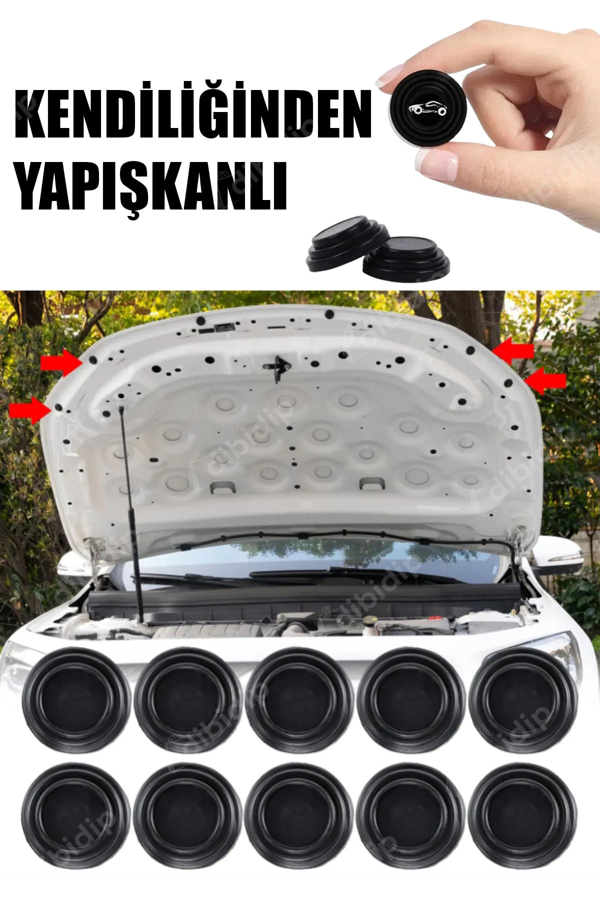 🚗ARAÇ DARBE EMİCİ PED 10 ADET