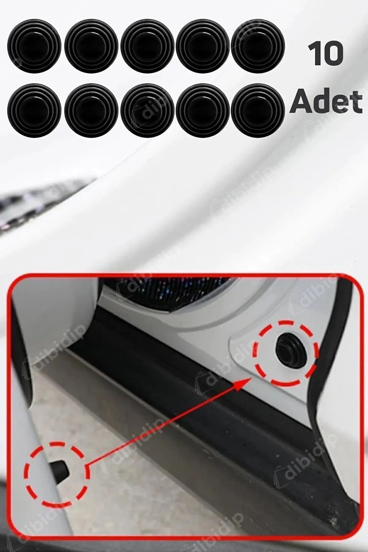 🚗ARAÇ DARBE EMİCİ PED 10 ADET