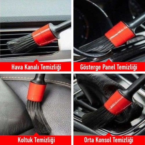 Woody Sofia Araç Detay Temizlik Fırçası Seti