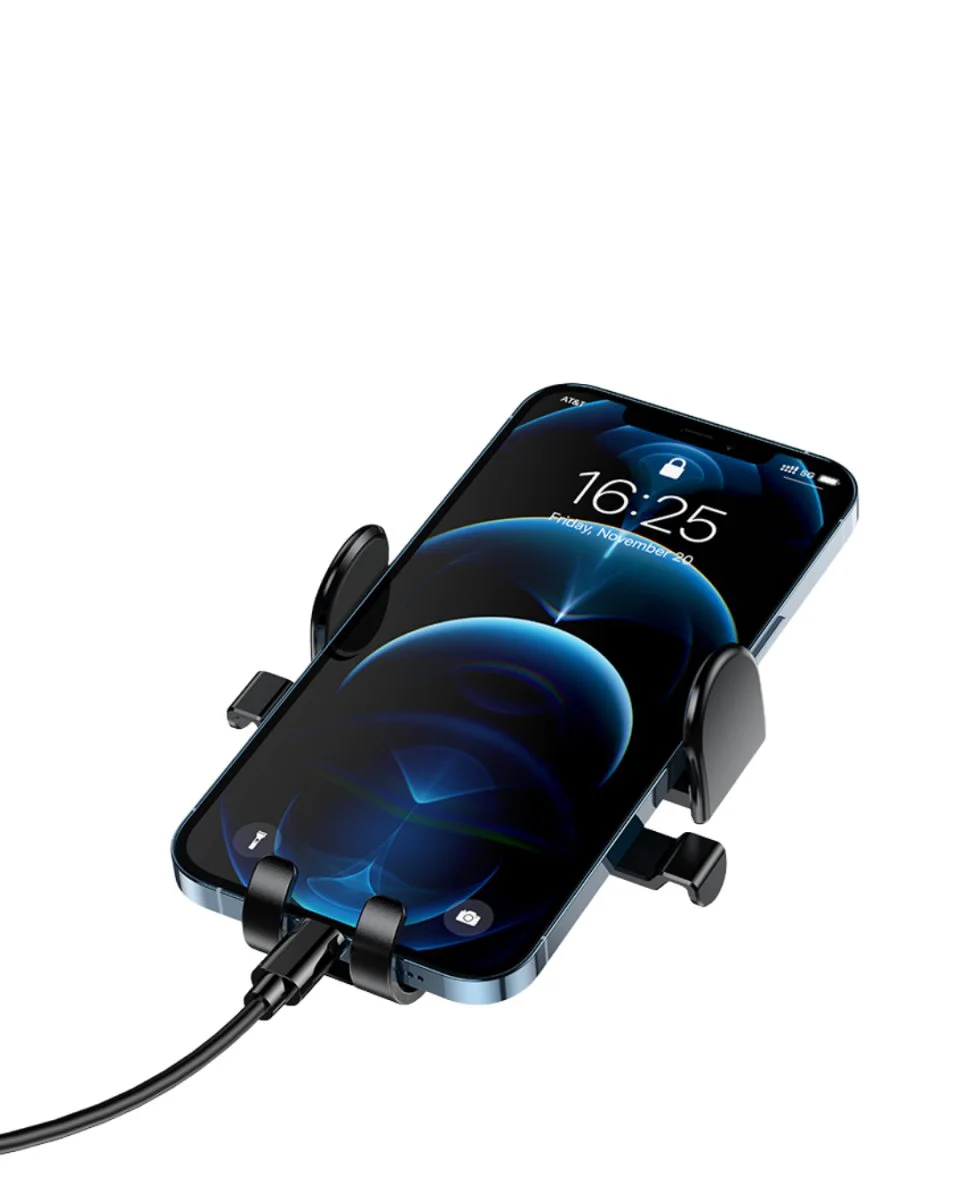 Araç Havalandırma Telefon Tutucu 360 Derece Döner Otomatik Kilitli Stand