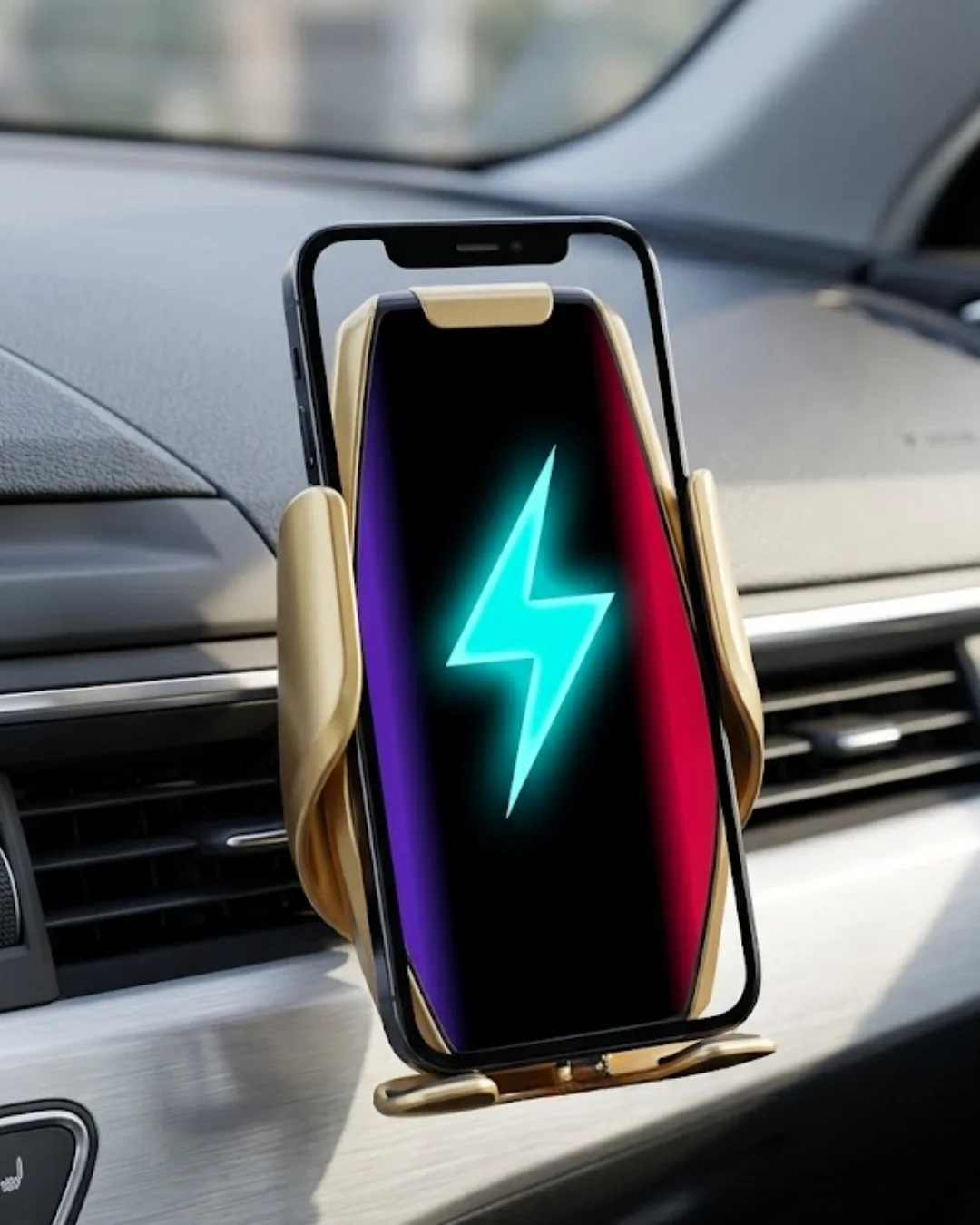 Araç Havalandırma Telefon Tutucu Kablosuz Şarj Destekli Akıllı Sensörlü Fiyatı, Yorumları ve Özellikleri