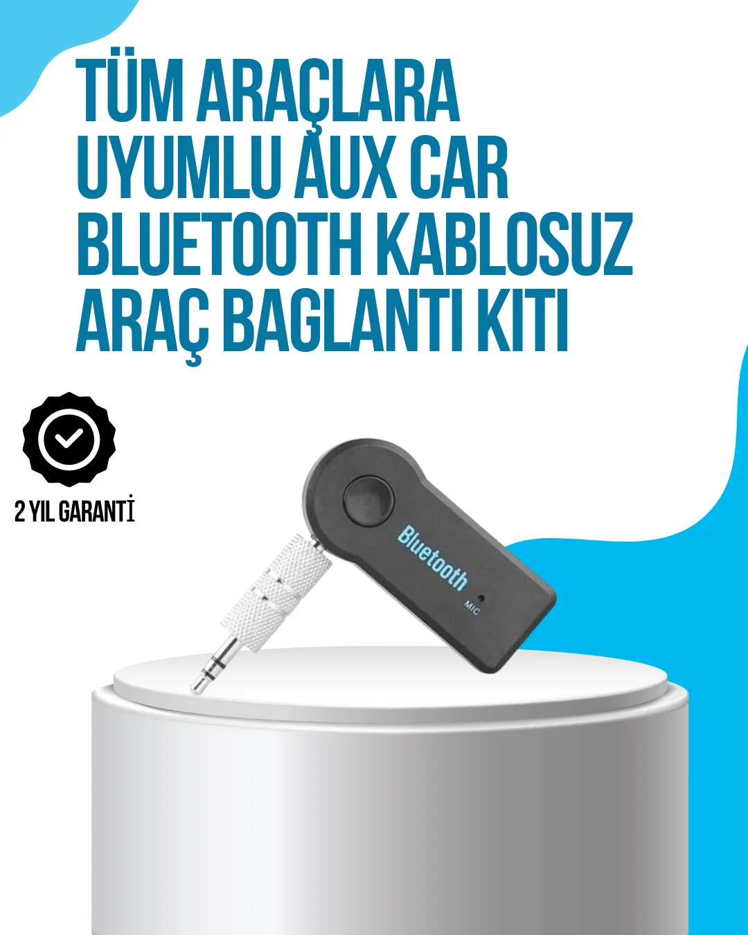 Araç İçi Bluetooth AUX Müzik ve Telefon Görüşmesi Adaptörü Fiyatı, Yorumları ve Özellikleri