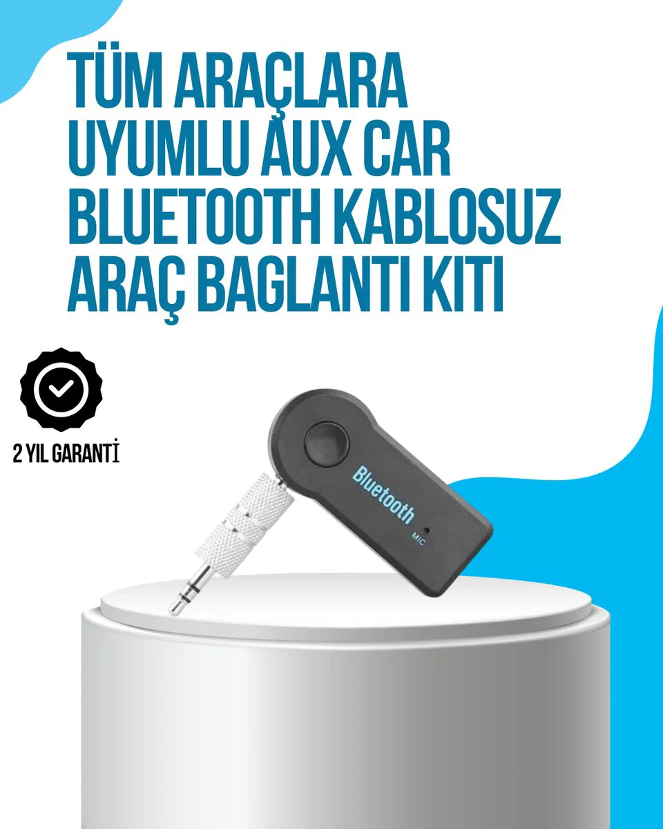 Araç İçi Bluetooth AUX Müzik ve Telefon Görüşmesi Adaptörü Fiyatı, Yorumları ve Özellikleri