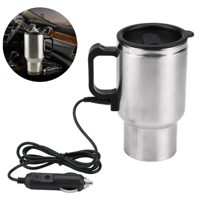 Evimdeyokyok Araç İçi Çelik Su İsıtıcı Termos Bardak Tdrtr