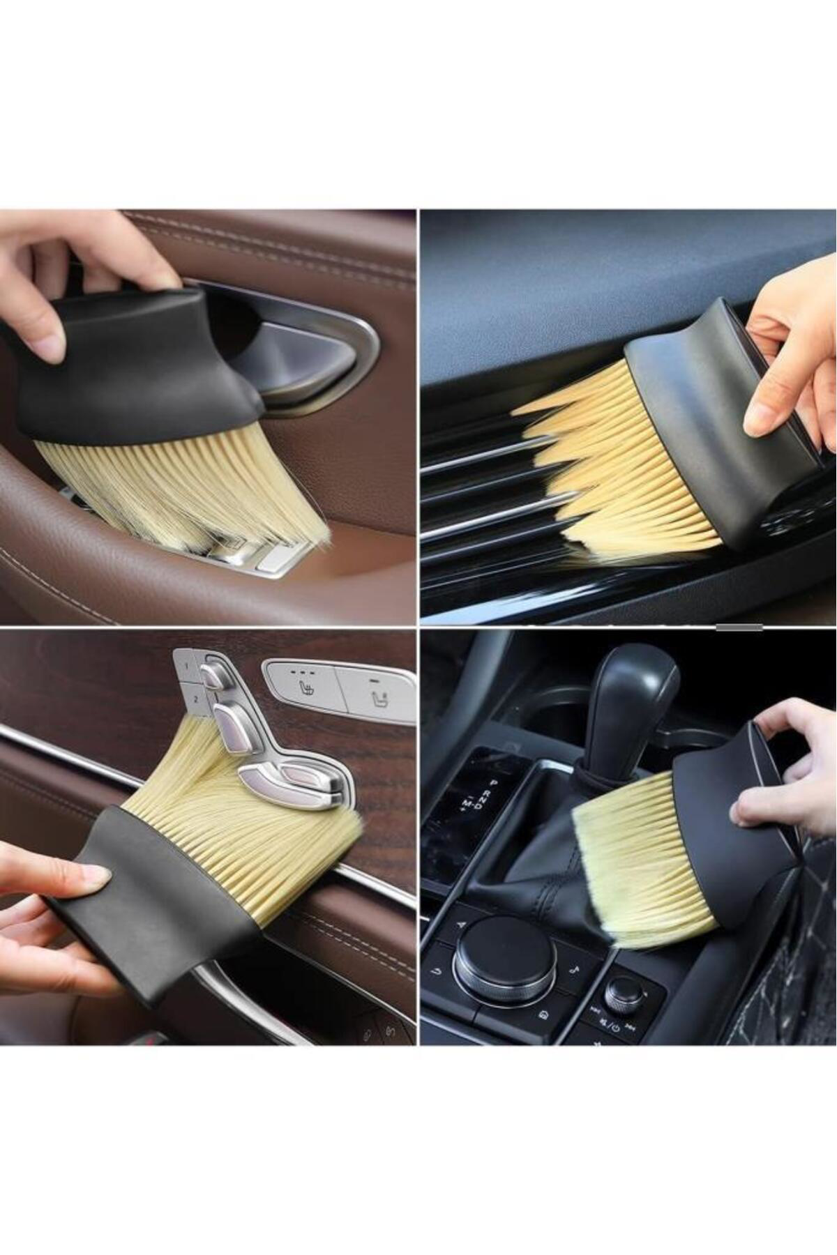 Araç İçi Çizmeyen Temizlik Fırçası Yumuşak Kıllı Oto Klima Panel 