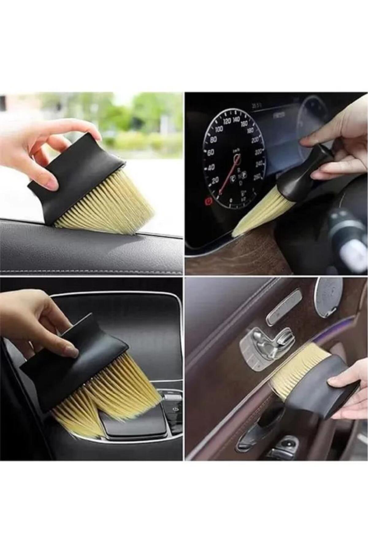 Araç İçi Çizmeyen Temizlik Fırçası Yumuşak Kıllı Oto Klima Panel 