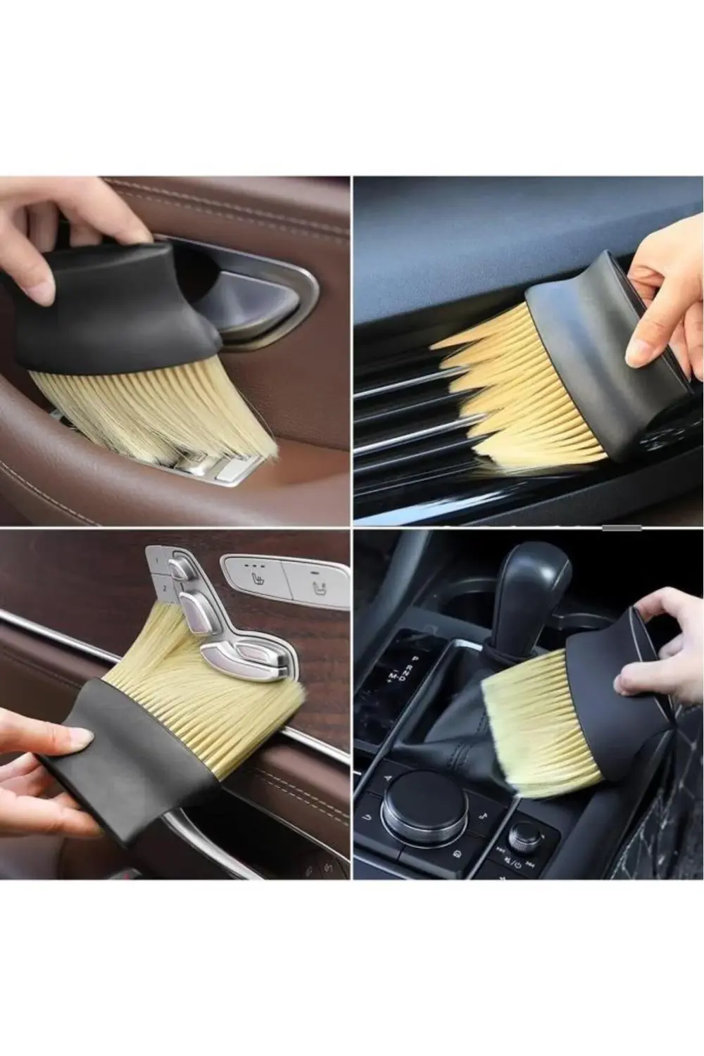 Araç İçi Çizmeyen Temizlik Fırçası Yumuşak Kıllı Oto Klima Panel