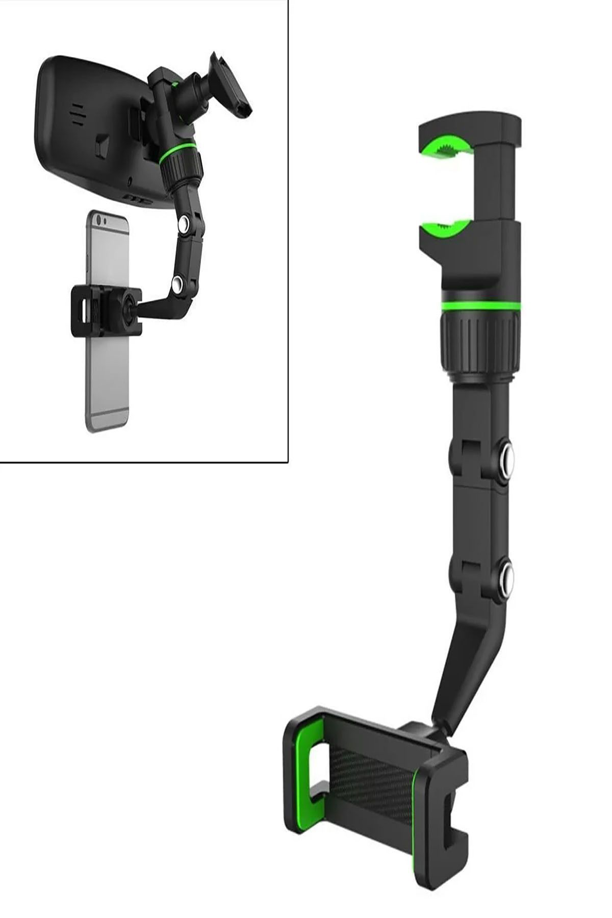 Nice Shop Araç İçi Dikiz Aynasi Telefon Tutucu Çok Amaçli Telefon Tutucu