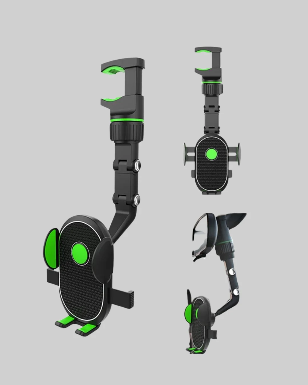 Araç İçi Dikiz Aynası Telefon Tutucu Katlanabilir ve Çok Fonksiyonlu