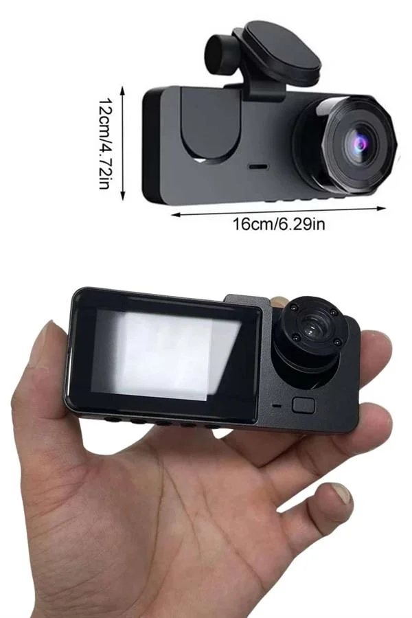 Araç İçi Dikiz Kamerası Sürüş Kaydedici 3 Lensli DVR Kamera Fiyatı, Yorumları ve Özellikleri