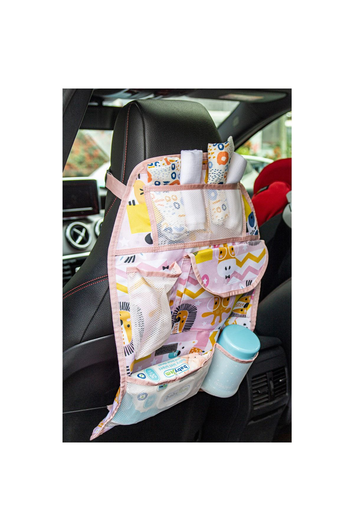 Babyjem Araç İçi Düzenleyici 334 Pembe Desenli