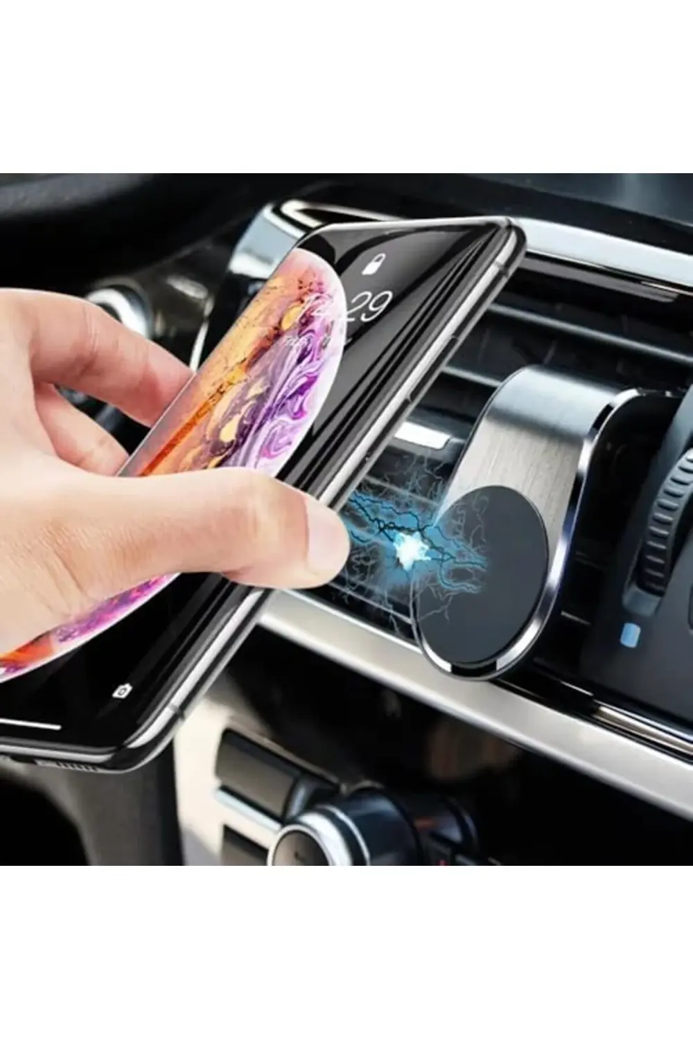 Araç İçi Evrensel Manyetik Telefon Tutucu Havalandırma Menfezi Mo