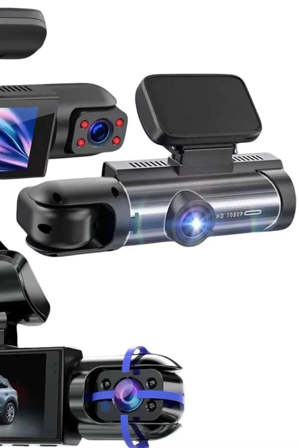 Araç İçi Full HD Kamera Ön ve Arka Kamera 1296P Şarj Edilebilir