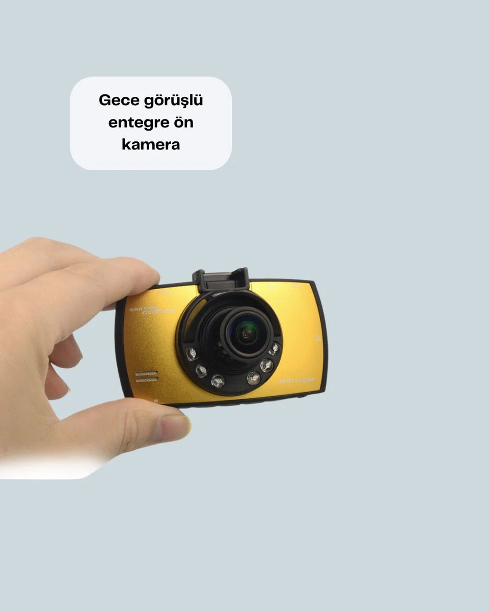 Araç İçi Güvenlik Kamerası Hareket Algılamalı HD DVR - Sürüş Güvenliği ve Kaza Delili