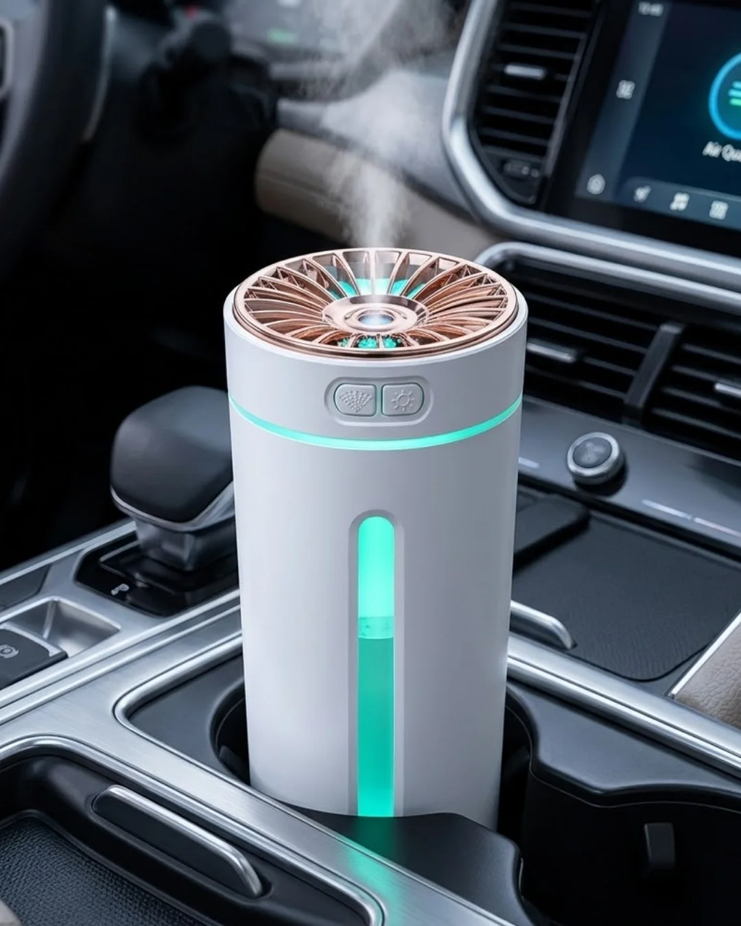 Araç İçi Hava Nemlendirici 5 Esans Hediyeli LED Işıklı USB Buhar Makinesi Araç İçi Hava Nemlendirici 5 Esans Hediyeli LED Işıklı USB Buhar Makinesi