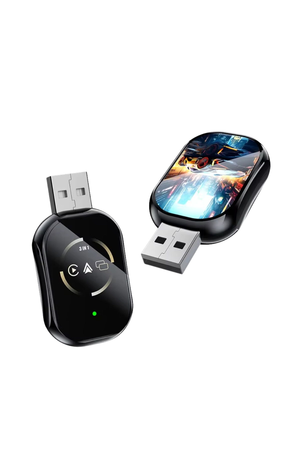 Araç İçi Kablosuz CarPlay Android Auto AirPlay Adaptörü - Lisinya