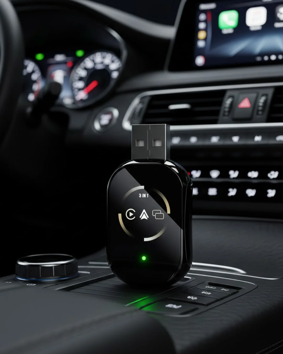 Araç İçi Kablosuz CarPlay Android Auto AirPlay Adaptörü Fiyatı, Yorumları ve Özellikleri