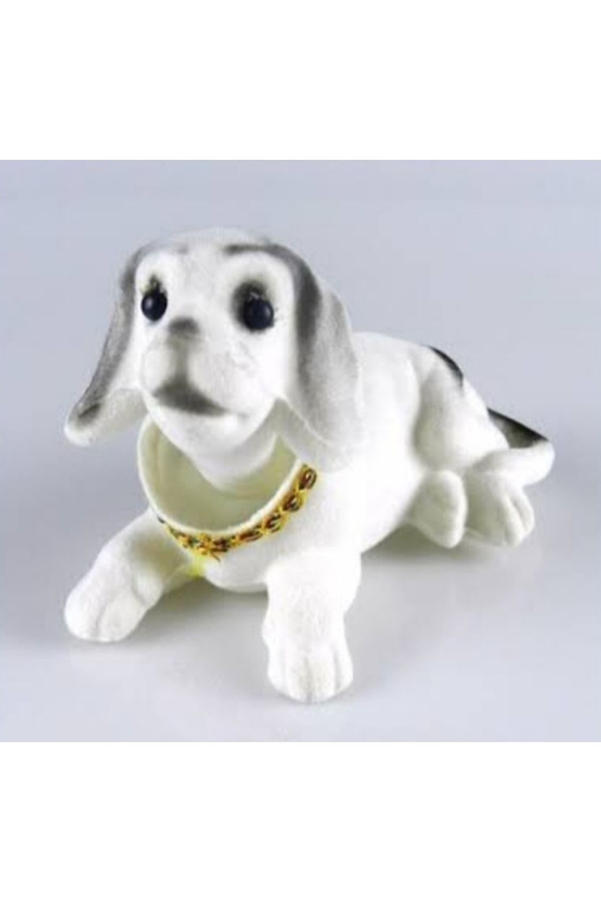 Gönül Araç İçi Kafa Sallayan Köpek Araba Süsü Beyaz Nanopro